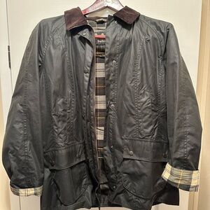 Sage Barbour Beadnell Wax Jacket